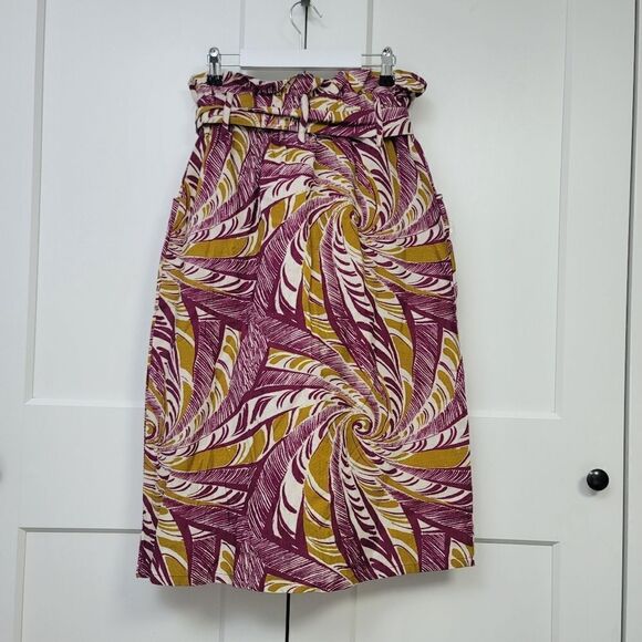 Anthropologie porridge lanai pocket midi skirt, xs - Picture 11 of 12